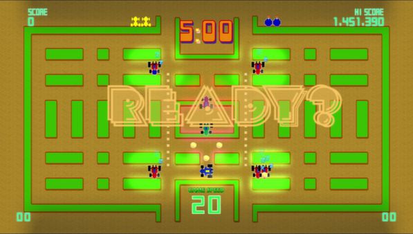 Скриншот из Pac-Man Championship Edition DX+: Rally-X Skin