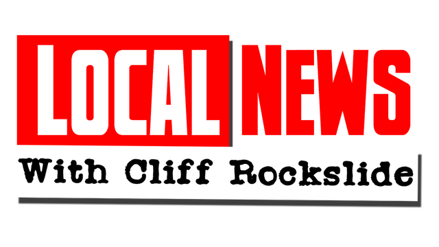 Local News with Cliff Rockslide Logo