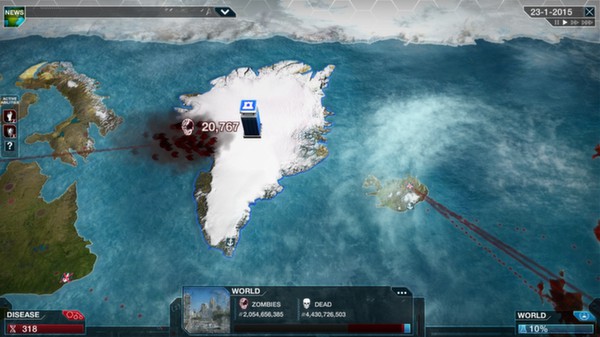 Скриншот из Plague Inc: Evolved