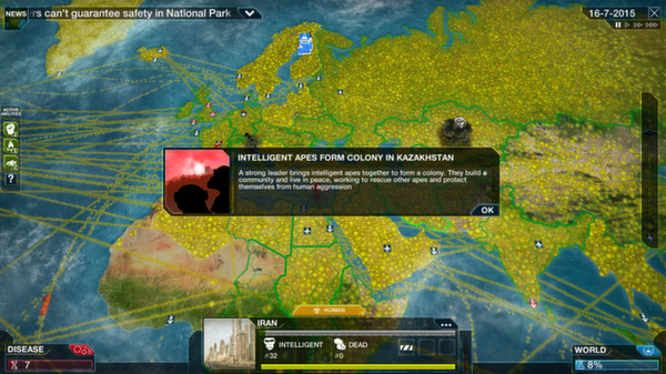 Скриншот из Plague Inc: Evolved