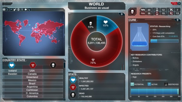 Скриншот из Plague Inc: Evolved