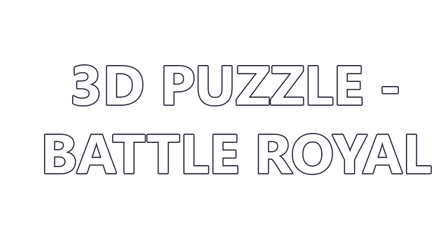 3D PUZZLE - Battle Royal Logo