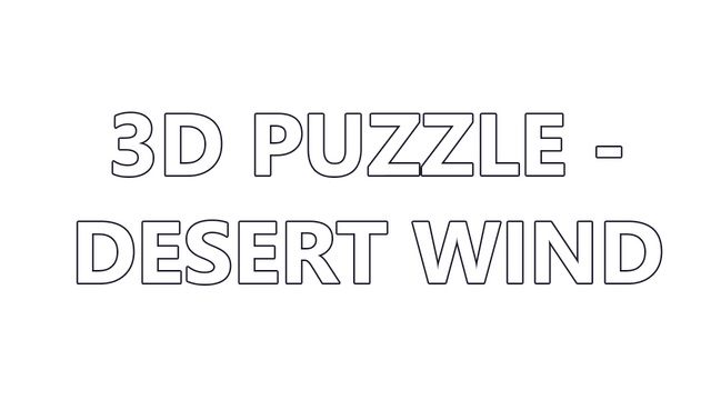 3D PUZZLE - Desert Wind Logo