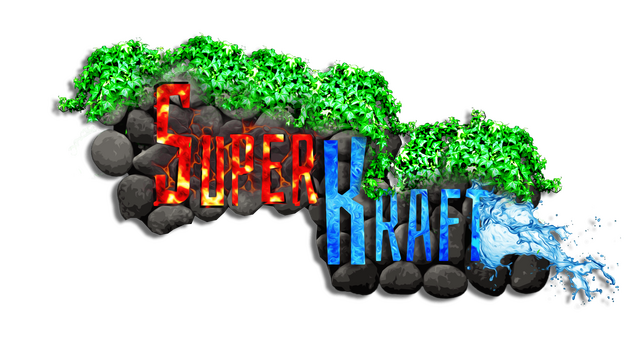 SuperKraft: Open World Survival Crafting Game Logo