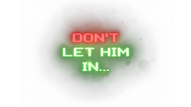 Don't let Him In Logo