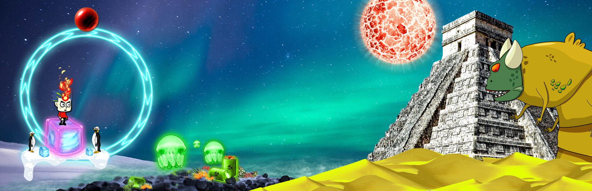 Slightly Overweight Superhero and the seven levels of death