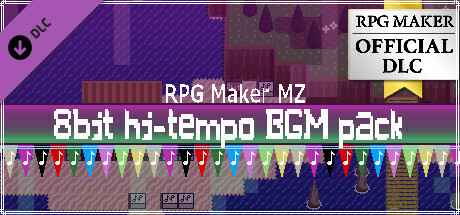 RPG Maker MZ - 8bit hi-tempo BGM pack cover art