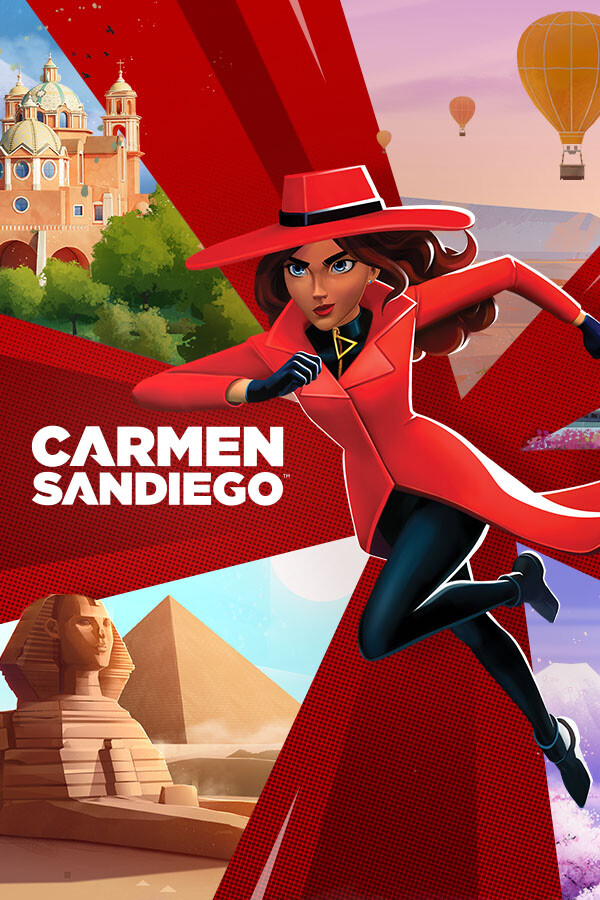 Steam portrait for Carmen Sandiego.
