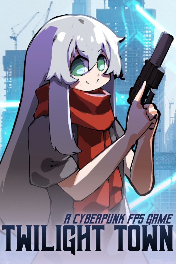 Steam portrait for Twilight Town: A Cyberpunk FPS.