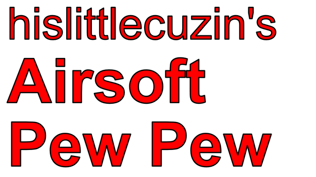 hislittlecuzin's Airsoft Pew Pew Logo