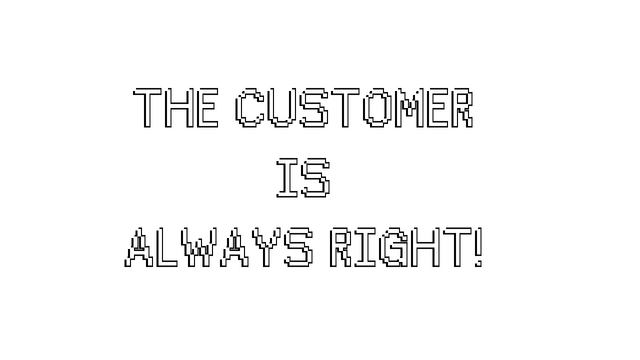 The Customer is Always Right! Logo