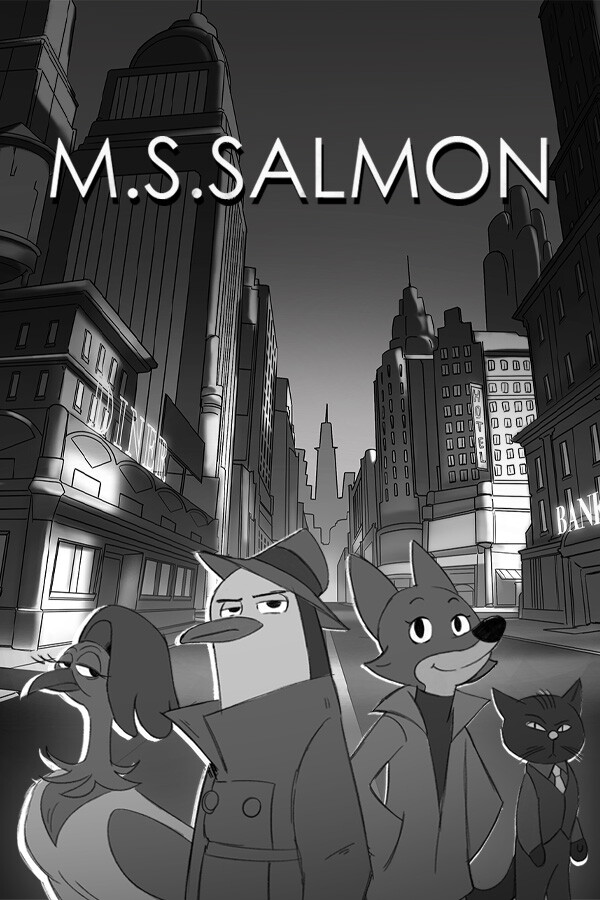 Steam portrait for M.S. Salmon.