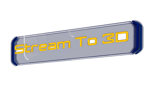 Stream to 3D Logo