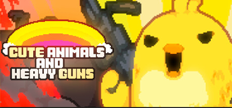 Cute animals and Heavy guns cover art