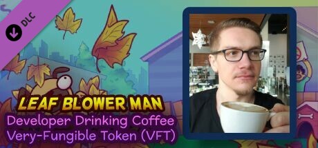 Leaf Blower Man - Developer Drinking Coffee JPEG cover art
