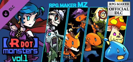 RPG Maker MZ - Rdot monsters vol.1 cover art