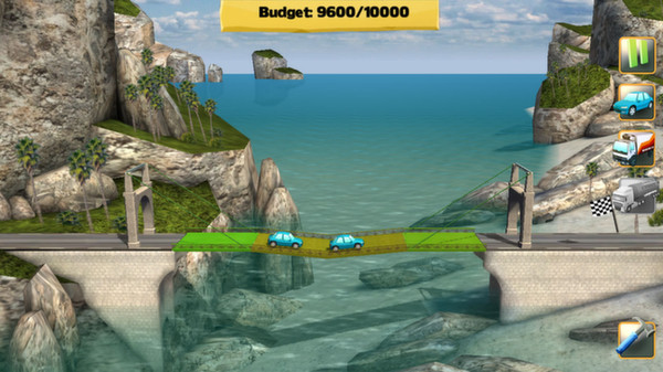 Скриншот из Bridge Constructor