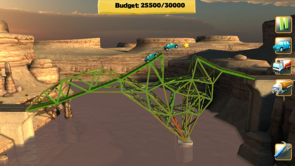 Bridge Constructor game for Linux 1