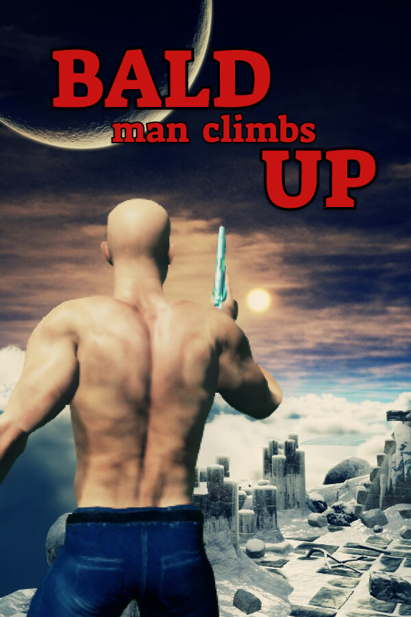 Bald Man Climbs Up for steam