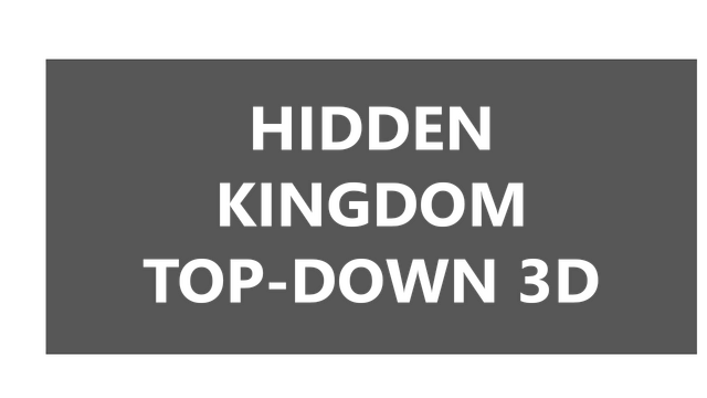 Hidden Kingdom Top-Down 3D Logo