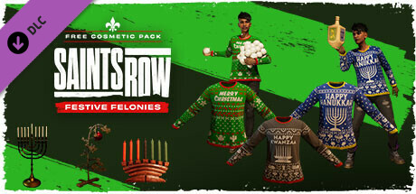 Saints Row - Festive Felonies FREE Cosmetic Pack cover art