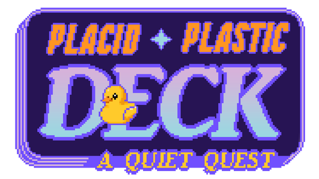 Placid Plastic Deck - A Quiet Quest Logo
