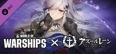 World of Warships × Azur Lane: Commander Dunkerque cover art