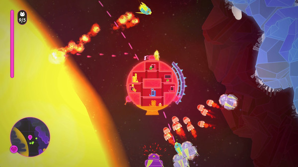 Скриншот из Lovers in a Dangerous Spacetime