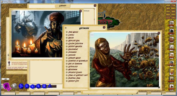 Скриншот из Fantasy Grounds Classic