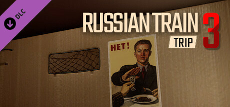 Russian Train Trip 3 - posters in the train car cover art