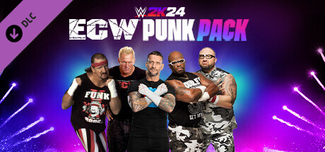 WWE 2K24 ECW Punk Pack cover art