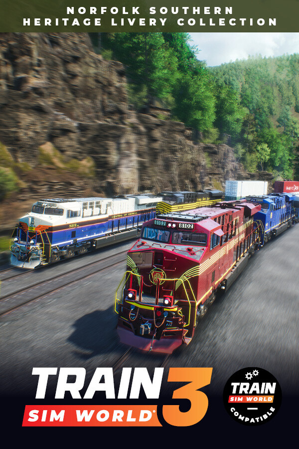 Train Sim World® 4 Compatible: Norfolk Southern Heritage Livery Collection Add-On for steam