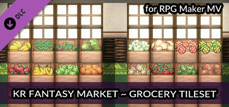 RPG Maker MV - KR Fantasy Market - Grocery Tileset cover art