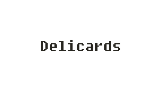 Delicards - A Delicious Card Game Logo