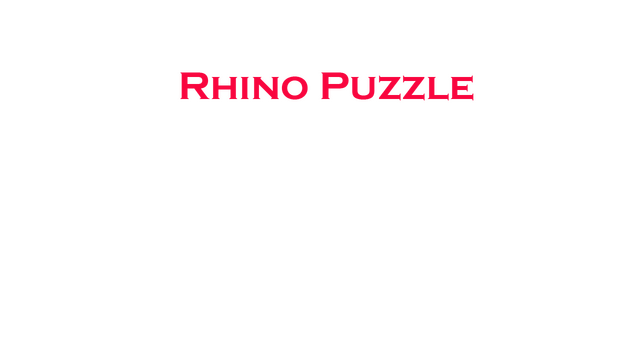 Rhino Puzzle Logo