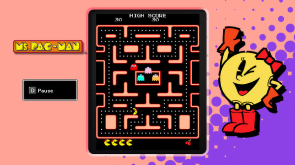 Скриншот из PAC-MAN MUSEUM - MS PAC-MAN DLC