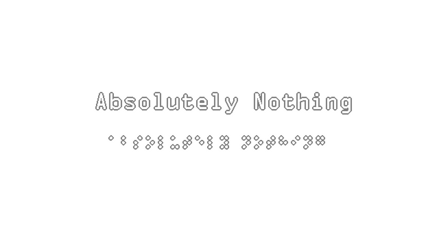 Absolutely Nothing Logo