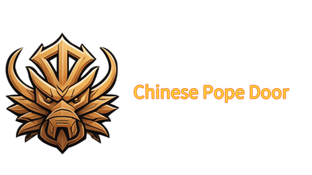 Chinese Pope Door Logo