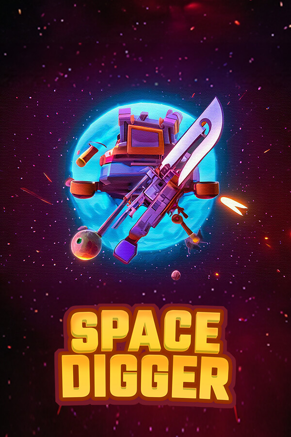 Steam portrait for Space Digger.