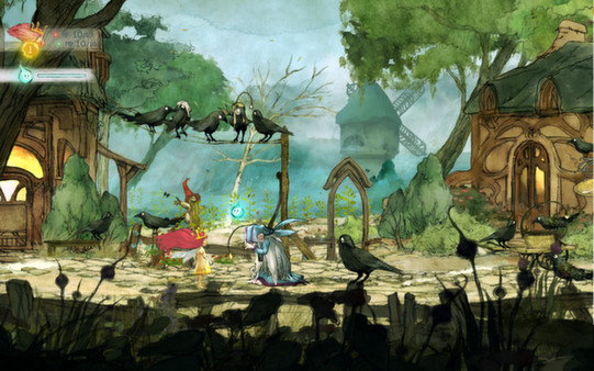 Скриншот из Child of Light