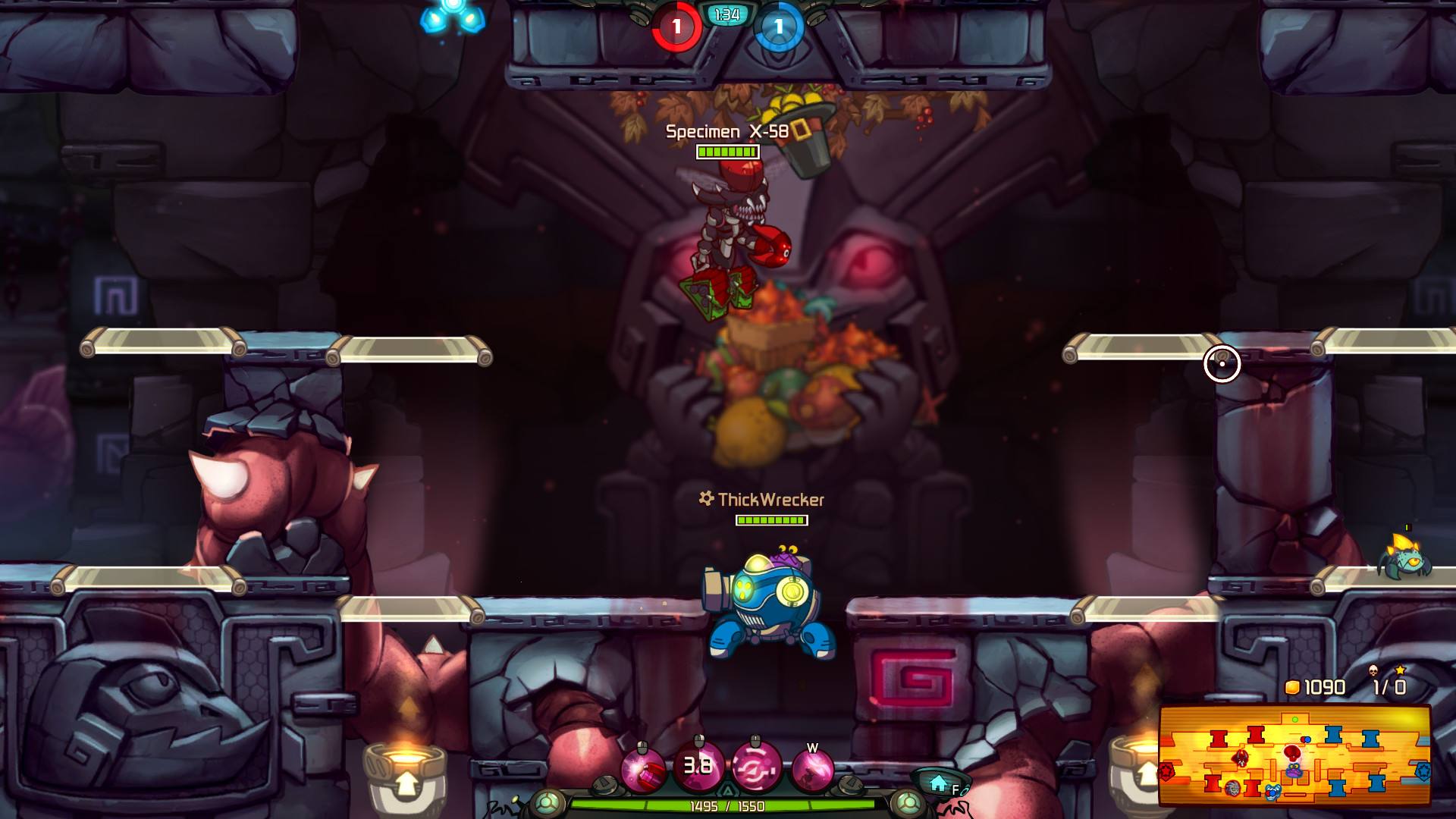 Awesomenauts - Specimen X-58 Skin on Steam