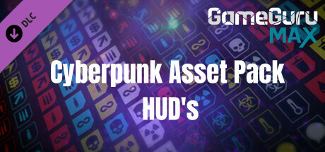 GameGuru MAX Cyberpunk Asset Pack - HUD's cover art