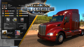 American Truck Simulator game features trailer