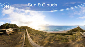 Sun & Clouds 360° Timelapse - 2D VR Video Experience (6K)
