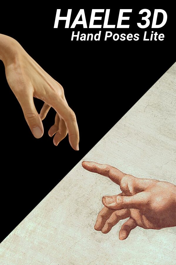 Steam portrait for HAELE 3D - Hand Poses Lite - Drawing References.