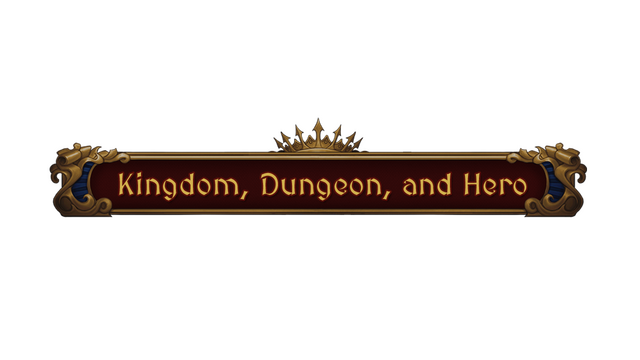 Kingdom, Dungeon, and Hero Logo