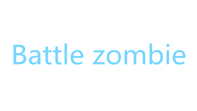 Battle zombie Logo
