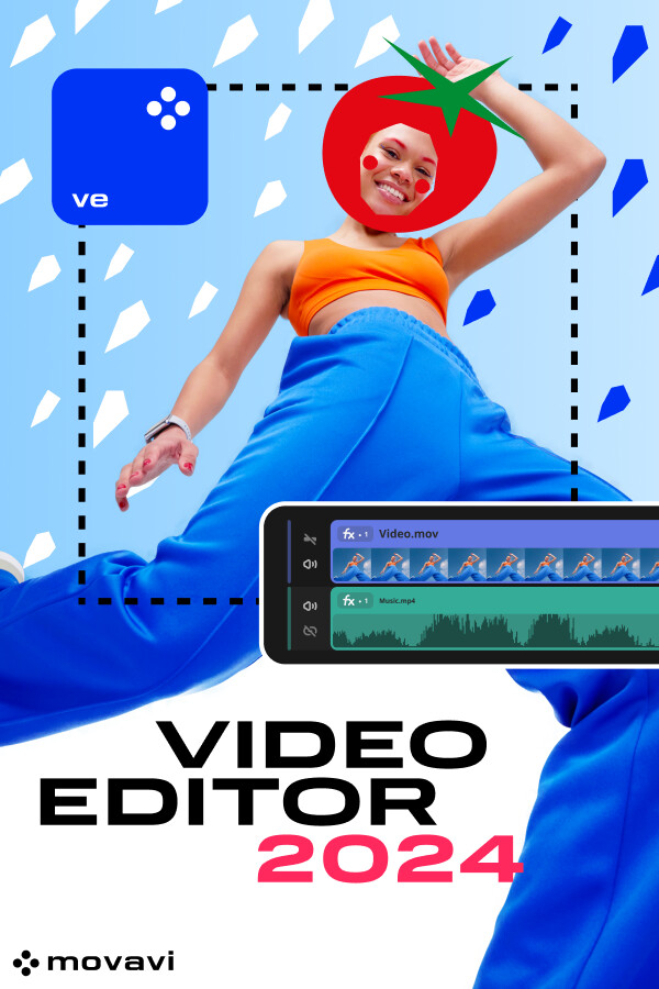 Steam portrait for Movavi Video Editor 2024.