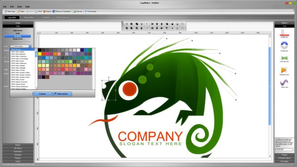 Скриншот из LogoMaker 4