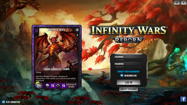 Infinity Wars: Animated Trading Card Game for linux